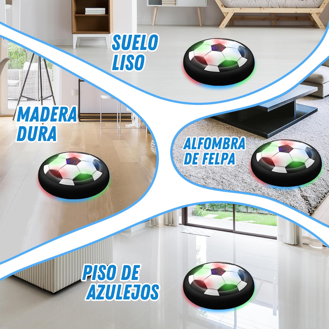 Pelota Plana De Fútbol Flotante Led
