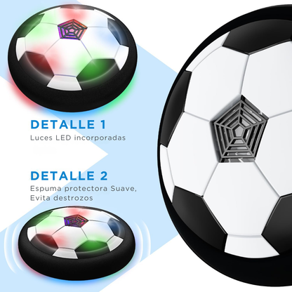 Pelota Plana De Fútbol Flotante Led